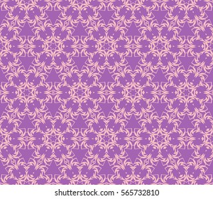 geometric floral seamless pattern background. Luxury texture for wallpaper, invitation. Vector illustration.