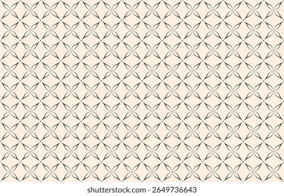 Padrão floral geométrico sem emenda. Minimalista vintage ou Art Deco fundo para papel de parede, envoltório, tecidos para almofadas e cortinas.