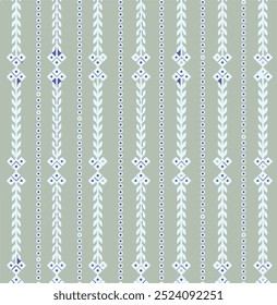 Geometric floral set of seamless patterns. Gold and white vector backgrounds. Simple illustrations