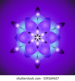 Geometric flower
