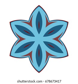 geometric flower