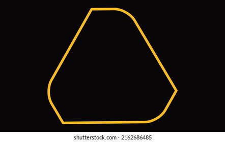 Geometric flower and abstract shape for logo