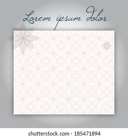 Geometric Flower Background