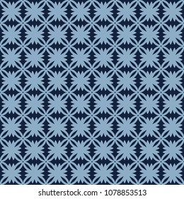 geometric flower floral seamless pattern background