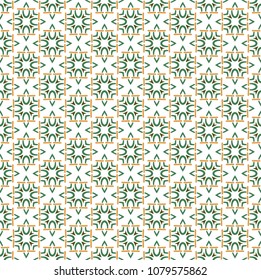 geometric flower floral seamless pattern background