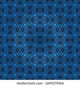 flor geométrica. patrón floral sin fisuras. ilustración vectorial. diseño interior, invitación, tapicería, textiles.