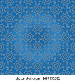 geometric flower. floral seamless pattern. vector illustration. for interior design, invitation, wallpaper, textile.