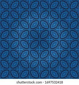 geometric flower. floral seamless pattern. vector illustration. for interior design, invitation, wallpaper, textile.