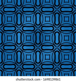 geometrische Blume. nahtloses Blumenmuster. Vektorillustration. für Innenausstattung, Einladung, Tapete, Textilien.