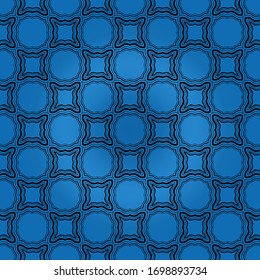 geometric flower. floral seamless pattern. vector illustration. for interior design, invitation, wallpaper, textile.