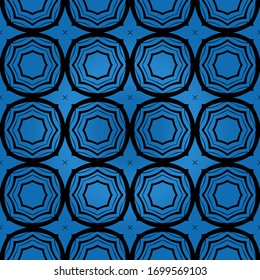 flor geométrica. patrón floral sin fisuras. ilustración vectorial. diseño interior, invitación, tapicería, textiles.
