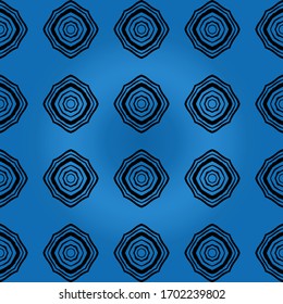 geometric flower. floral seamless pattern. vector illustration. for interior design, invitation, wallpaper, textile.