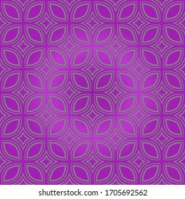 flor geométrica. patrón floral sin fisuras. ilustración vectorial. diseño interior, invitación, tapicería, textiles.
