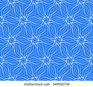 geometric flower. floral seamless pattern. vector illustration. for interior design, invitation, wallpaper, textile. blue color geometric flower. floral seamless pattern. vector illustration. for interior design, invitation, wallpaper, textile. blue color