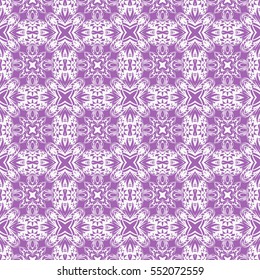 geometric flower. floral seamless pattern. vector illustration. for interior design, invitation, wallpaper, textile. purple color