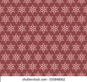 geometric flower. floral seamless pattern. vector illustration. for interior design, invitation, wallpaper, textile. beige color