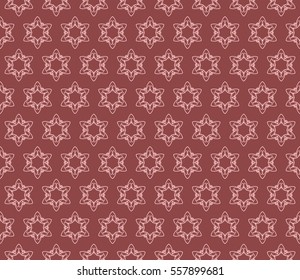 geometric flower. floral seamless pattern. vector illustration. for interior design, invitation, wallpaper, textile. beige color