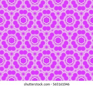 geometric flower. floral seamless pattern. vector illustration. for interior design, invitation, wallpaper, textile.