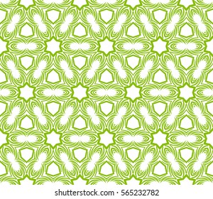 geometric flower. floral seamless pattern. vector illustration. for interior design, invitation, wallpaper, textile.