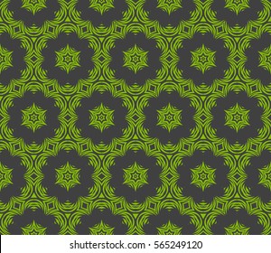 geometric flower. floral seamless pattern. vector illustration. for interior design, invitation, wallpaper, textile.