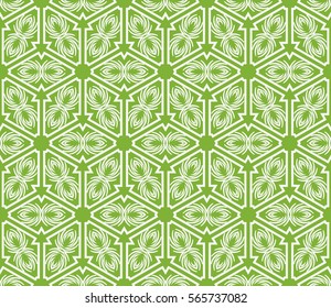 geometric flower. floral seamless pattern. vector illustration. for interior design, invitation, wallpaper, textile.