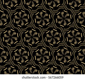geometric flower. floral seamless pattern. vector illustration. for interior design, invitation, wallpaper, textile.