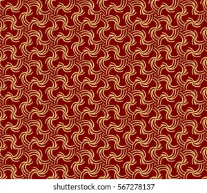 geometric flower. floral seamless pattern. vector illustration. for interior design, invitation, wallpaper, textile.