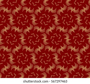 geometric flower. floral seamless pattern. vector illustration. for interior design, invitation, wallpaper, textile.