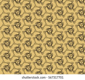 geometric flower. floral seamless pattern. vector illustration. for interior design, invitation, wallpaper, textile.