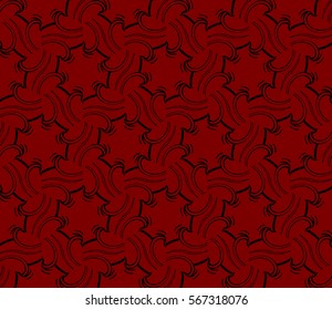 geometric flower. floral seamless pattern. vector illustration. for interior design, invitation, wallpaper, textile.