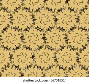 geometric flower. floral seamless pattern. vector illustration. for interior design, invitation, wallpaper, textile.