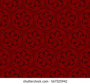 geometric flower. floral seamless pattern. vector illustration. for interior design, invitation, wallpaper, textile.