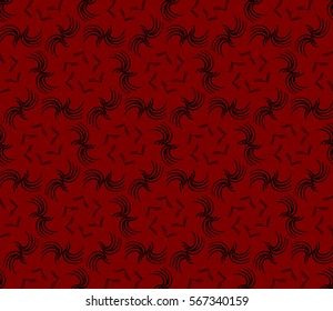 geometric flower. floral seamless pattern. vector illustration. for interior design, invitation, wallpaper, textile.