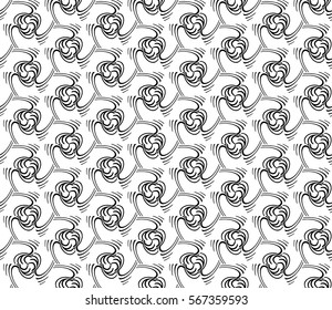geometric flower. floral seamless pattern. vector illustration. for interior design, invitation, wallpaper, textile.