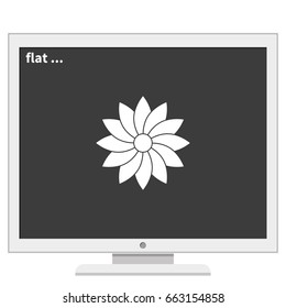 Geometric flower icon.