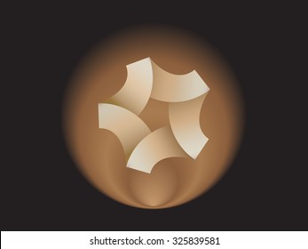 Geometric Flower Logo Design