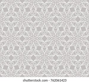 Geometric flower. Modern fashion design. Seamless vector illustration