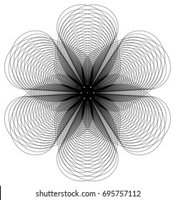 Geometric Flower Pattern.