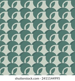 Geometric flower pattern design with colorful shape and line. pattern background