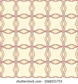 Geometric flower seamless pattern. Vector abstract background. Can be used for cover, print on tile, web, design of banners, wallpaper, wrapping paper. EPS10.