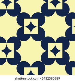 geometric flower seamless pattern for wallpaper and fashion