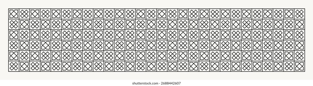 Fondo geométrico del patrón de la línea de las Formas de la flor en tonos blancos y negros para los Anuncios, la decoración de la pared, los textiles, el diseño interior y más.