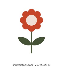 Geometric Flower Vector - 07