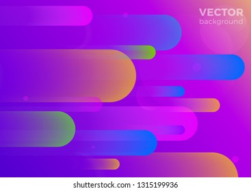 Geometric Fluid abstract motion vector Background. Poster Banner design template ultraviolet style.