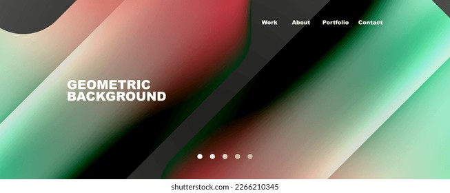 Geometric fluid shapes with liquid colors abstract background. Vector Illustration For Wallpaper, Banner, Background, Card, Book Illustration, landing page