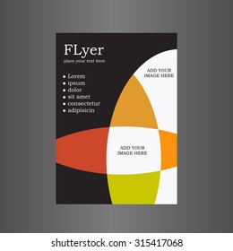 Geometric flyer. Abstract Modern Backgrounds. Brochure Design Template.