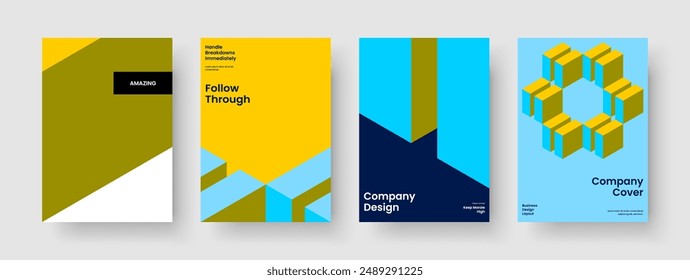 Geometric Flyer Design. Abstract Report Layout. Isolated Poster Template. Brochure. Banner. Background. Business Presentation. Book Cover. Journal. Pamphlet. Advertising. Newsletter. Catalog