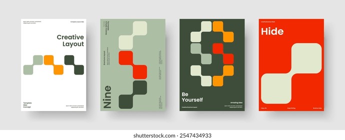 Geometric Flyer Design. Creative Brochure Template. Abstract Business Presentation Layout. Book Cover. Background. Report. Banner. Poster. Pamphlet. Notebook. Magazine. Advertising. Leaflet