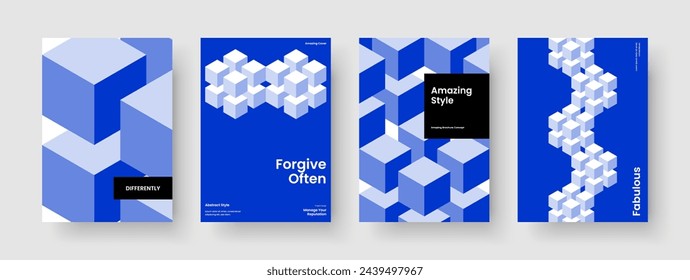 Geometric Flyer Design. Isolated Book Cover Layout. Creative Business Presentation Template. Report. Background. Brochure. Banner. Poster. Handbill. Magazine. Pamphlet. Advertising. Brand Identity