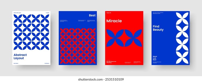 Design de Panfleto Geométrico. Layout de cartaz isolado. Modelo moderno de capa de livro. Brochura. Relatório. Faixa. Apresentação de negócios. Histórico. Carteira. Revista. Diário. Panfleto. Identidade da marca